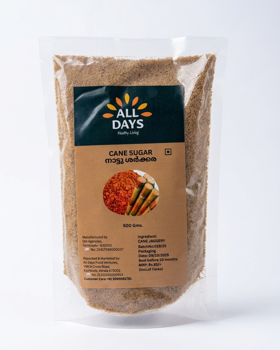 All Days Cane Sugar (Nattu Sharkara) – 500g