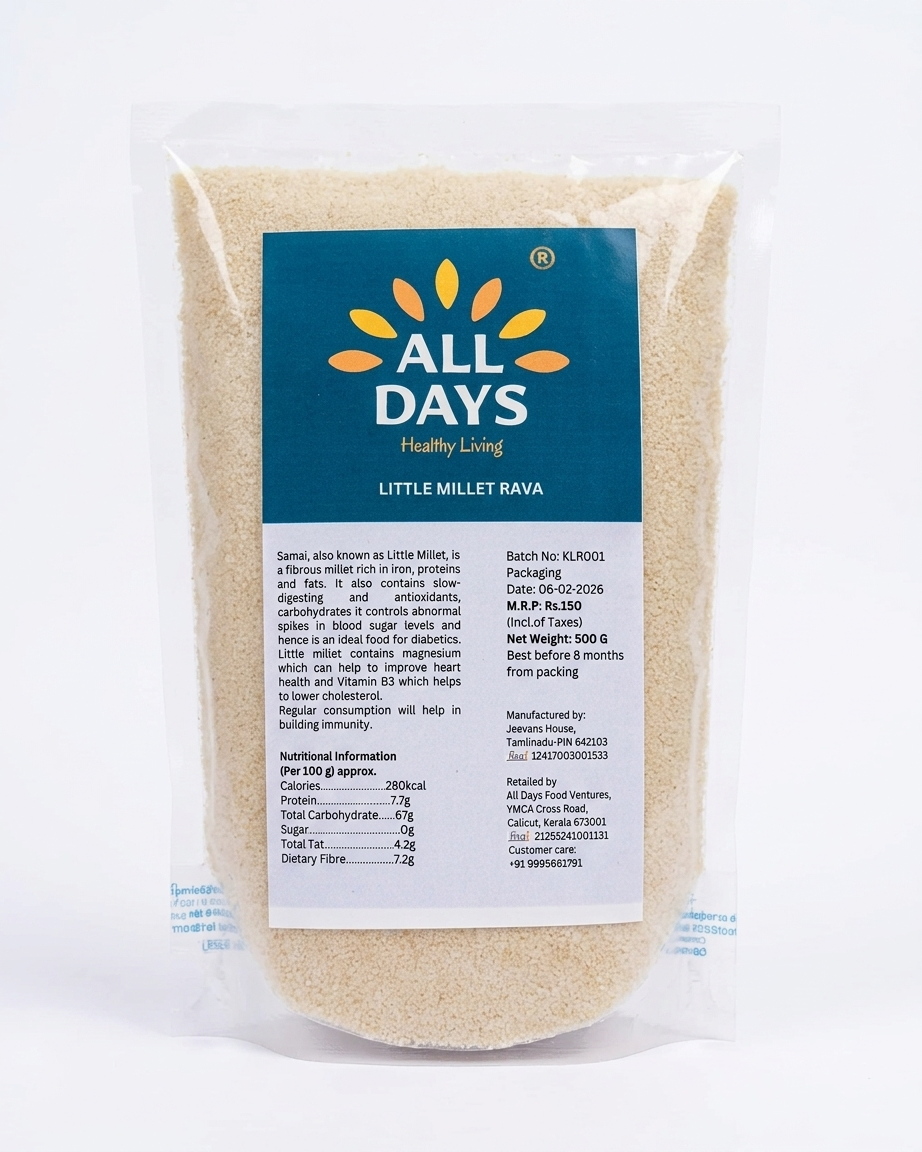 All Days Little Millet Rava - 500g