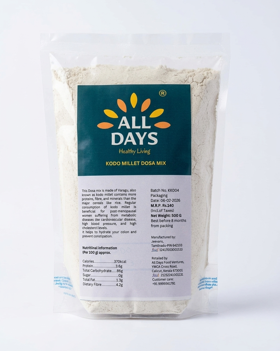 All Days Kodo Millet Dosa Mix – Varagu - 500g