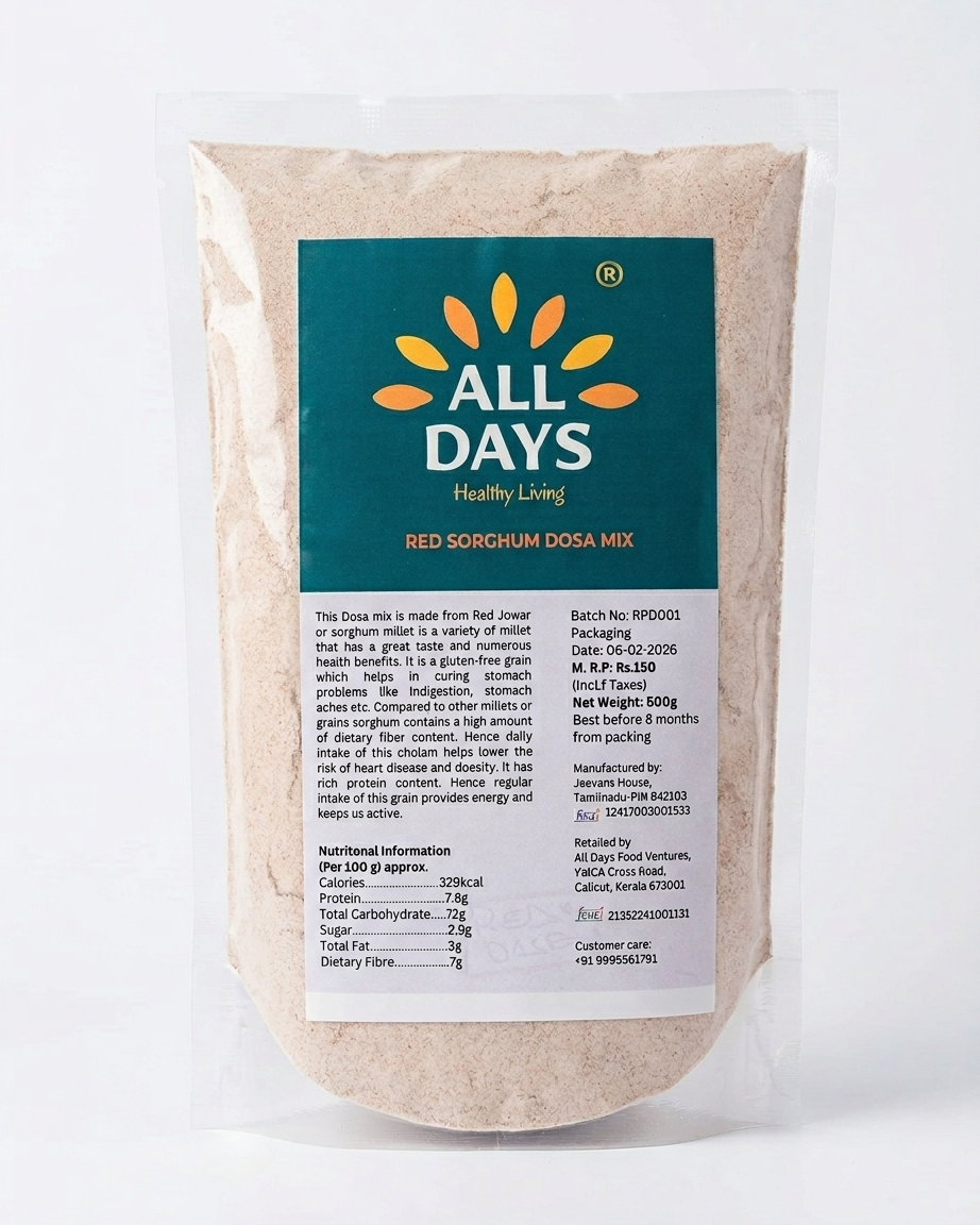 All Days Red Sorghum Dosa Mix - 500g