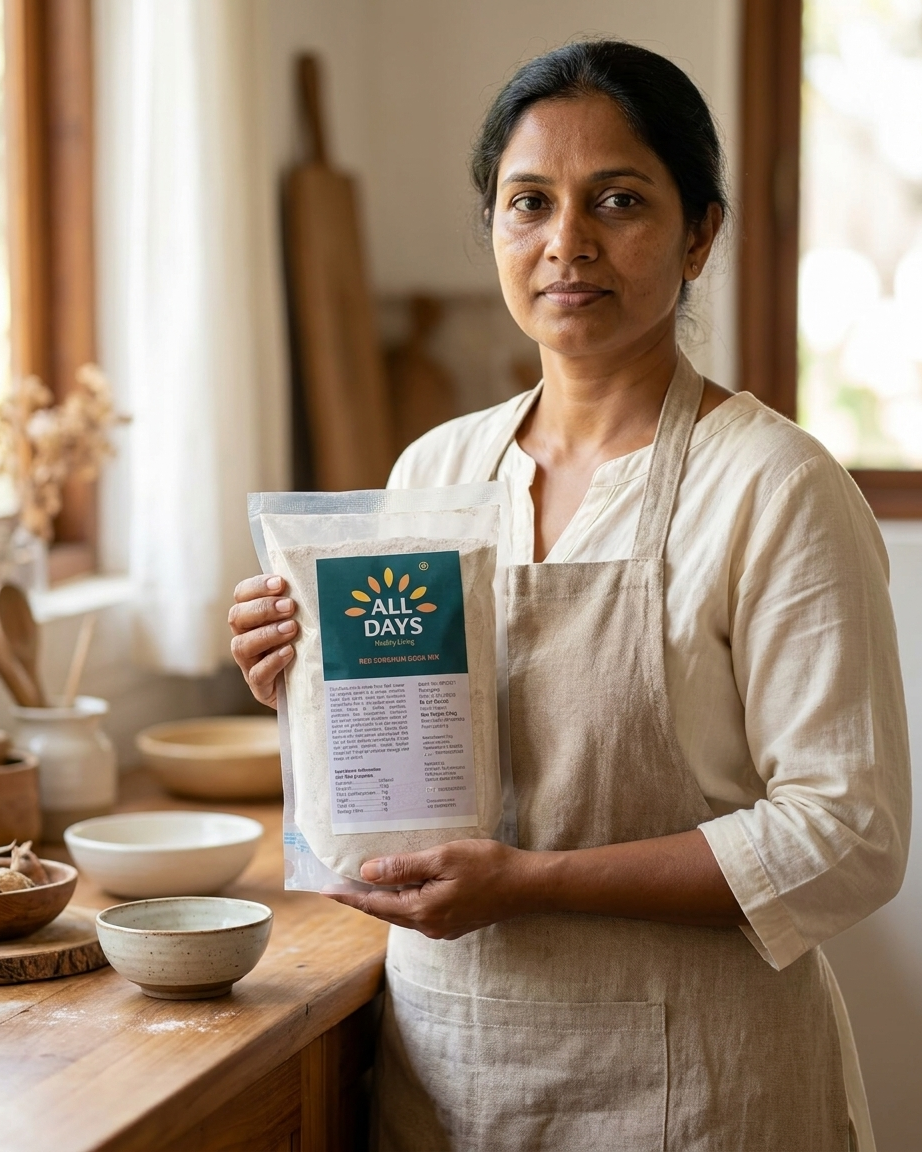 All Days Red Sorghum Dosa Mix - 500g