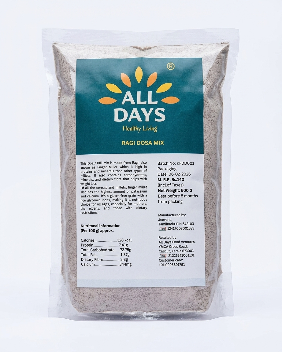 All Days Ragi Dosa Mix - 500g