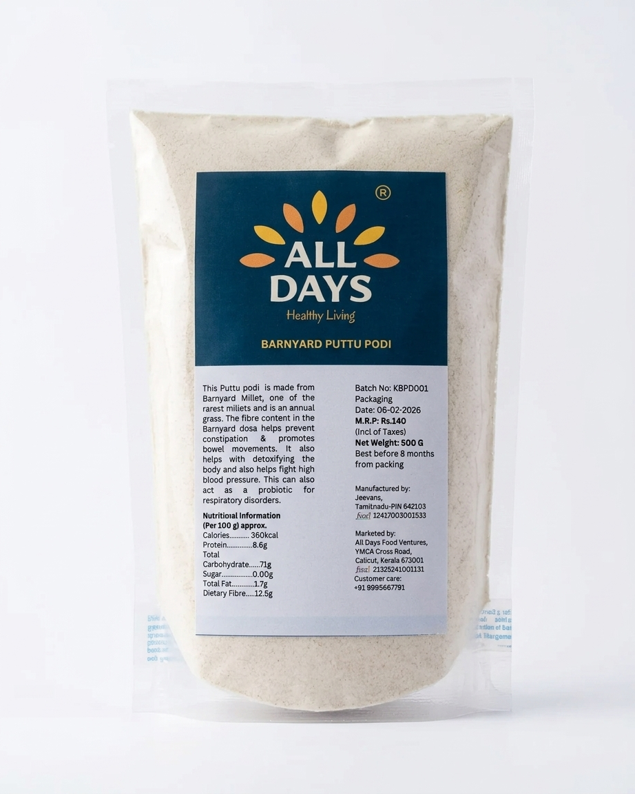 All Days Barnyard Puttu Podi - 500g