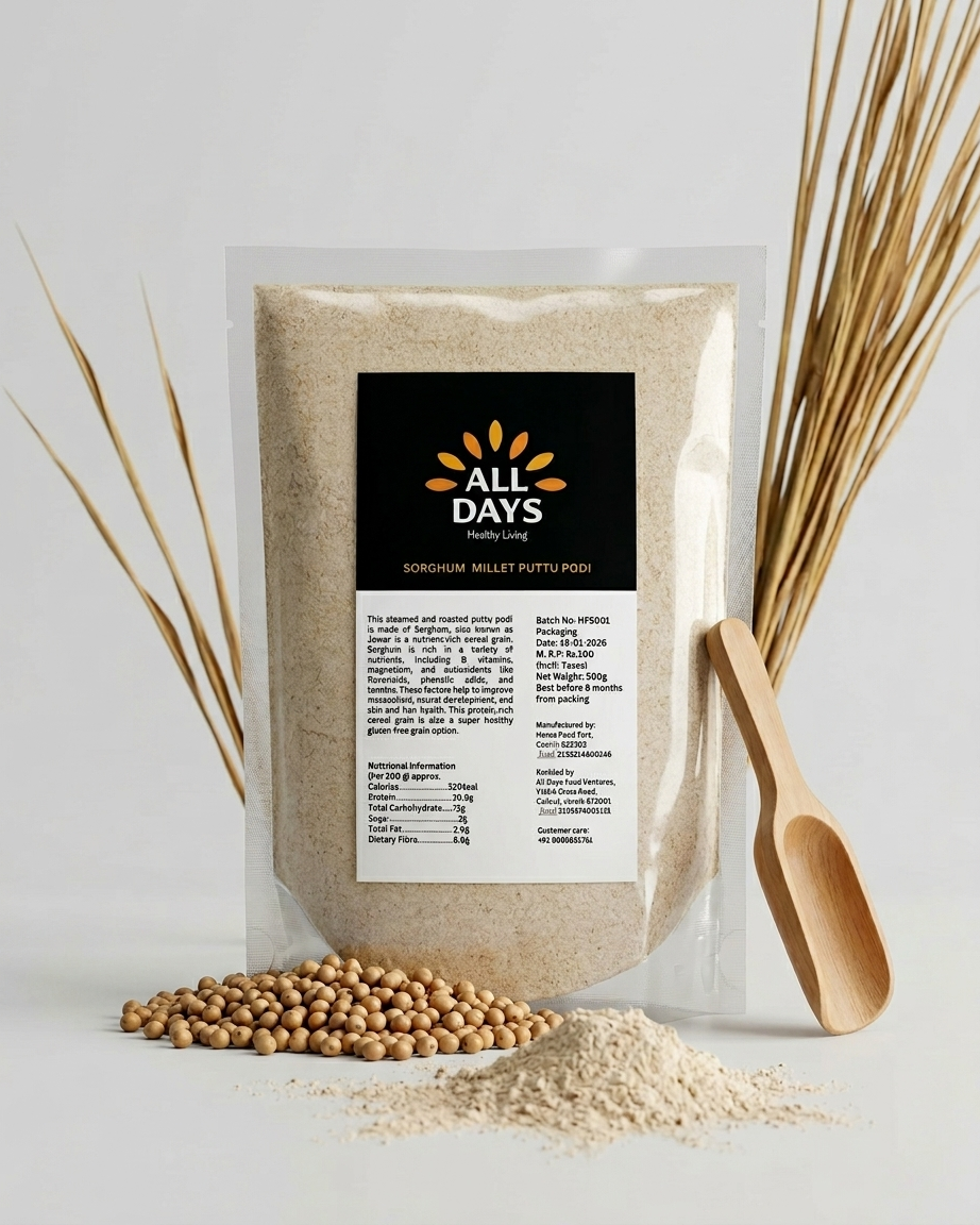 All Days Sorghum Millet Puttu Podi - 500g