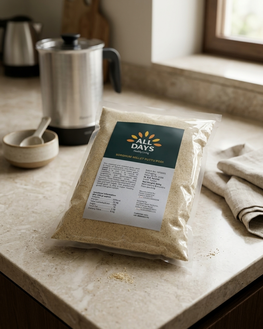 All Days Sorghum Millet Puttu Podi - 500g