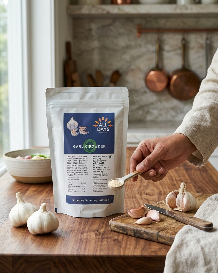 All Days Garlic Powder – 100% Natural, 200g