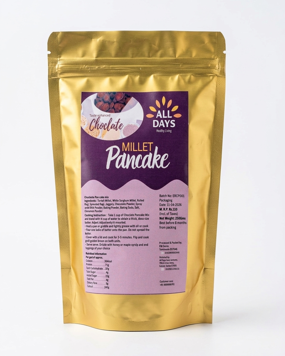 All Days Chocolate Millet Pancake Mix - 250gm