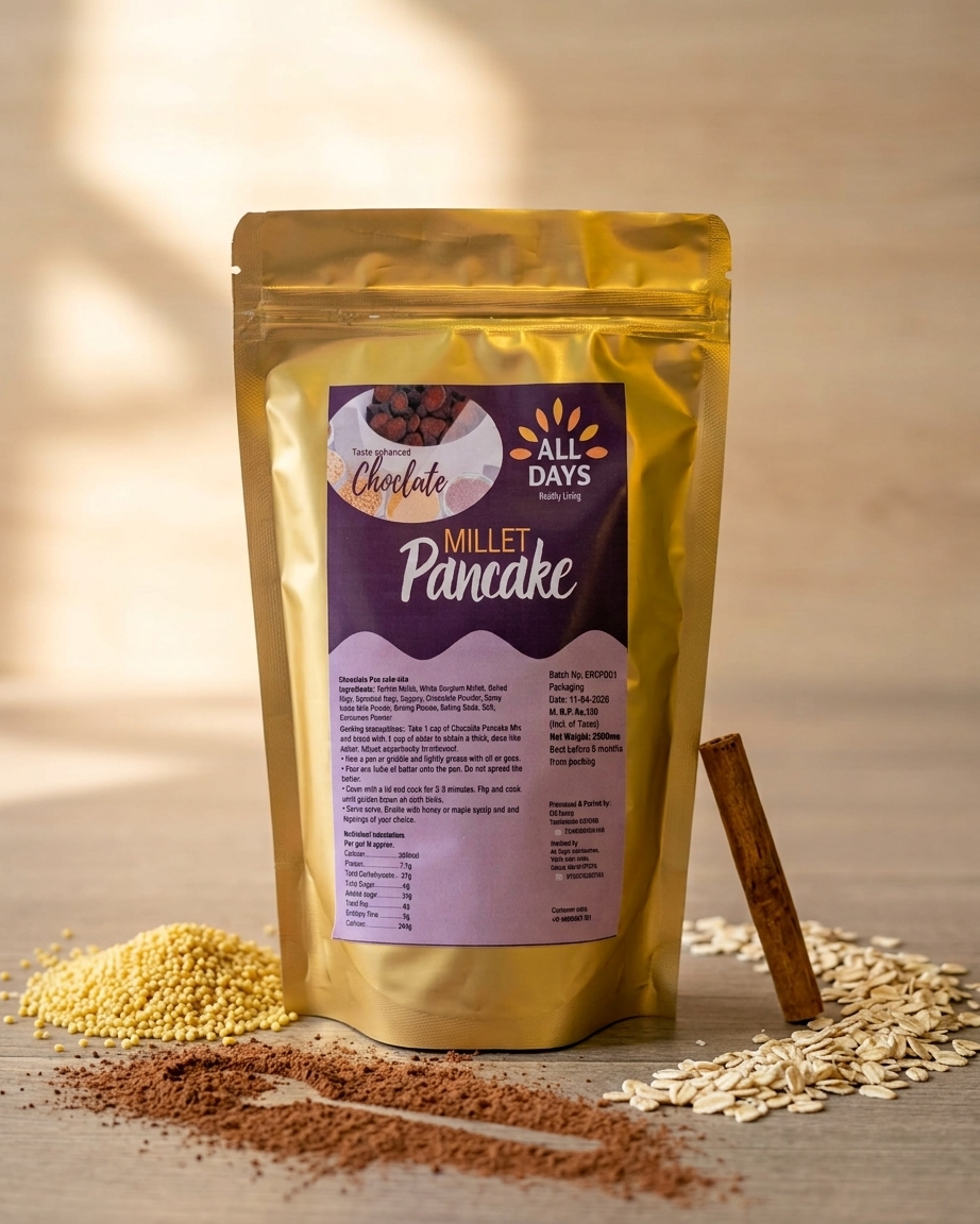 All Days Chocolate Millet Pancake Mix - 250gm