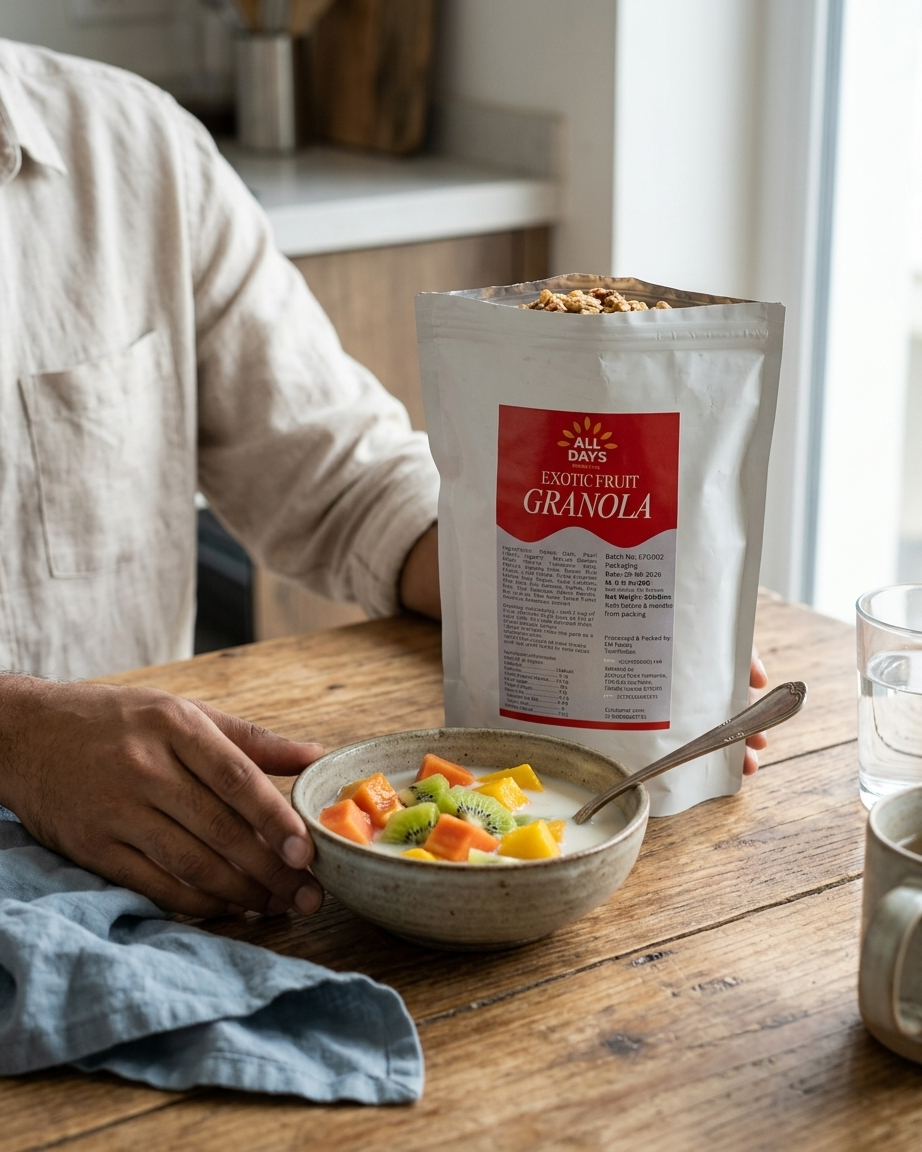 All Days Exotic Fruit Granola - 500gm