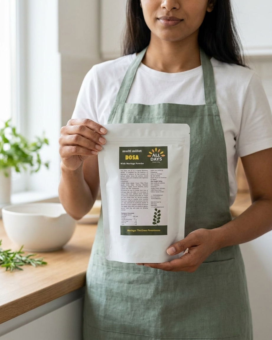 All Days Multi Millet Dosa Mix with Moringa Powder - 500gm